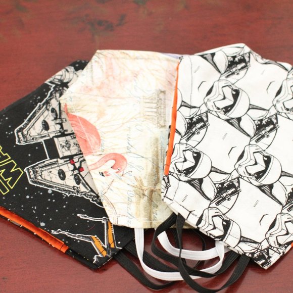Accessories - 3 Pack 100% doubled cotton masks